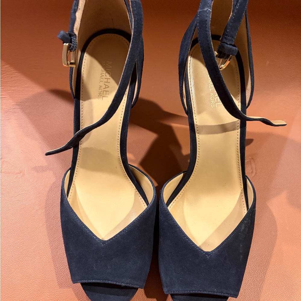 Michael Kors Navy Suede Women's Heels